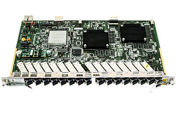 Линейная плата ZTE GFBH, 16 портов XGPON в комплекте с SFP C+