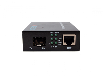 Медиаконвертор STELS 10/100/1000-TX RJ45 + 1000-FX SFP-слот	