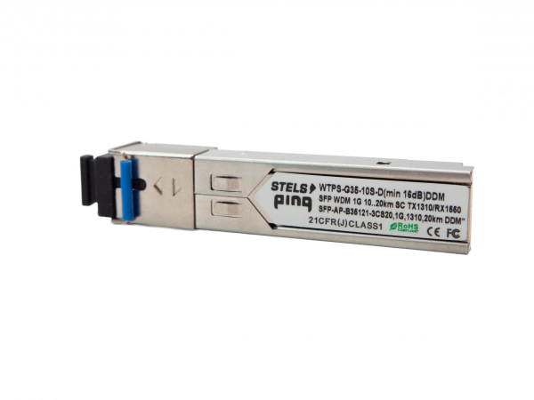 stels pinq wtps-g35-10s-d ddm sfp wdm 1g sc tx1310-rx1550