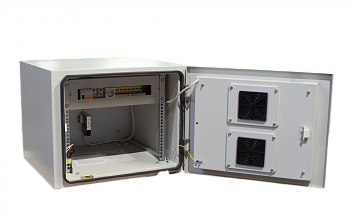 Шкаф напольный антивандальный для телекоммуникационного оборудования на 18 юнитов SN-NO19" 