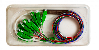 Сплиттер PLC 1x16 steel tube 0,9mm 1m G657 SC/APC			
