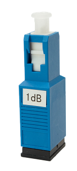 Аттенюатор SC(UPC) на 1дБ (Male-Female) пластик