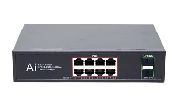 Коммутатор TNC 1000-8TP2S POE Switch （8POE 1G+2 1G Up-link  Built-in）