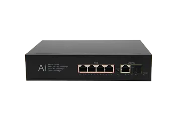 Коммутатор TNC 1000-4TP1G1S 4 Port *10/100M POE Switch                           （4+1+1 SFP Built-in)
