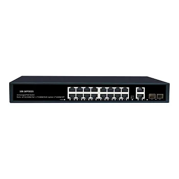 Коммутатор TNC 100-16FP2G2S 16 Port Gigabit POE Switch （16+2+2 Built-in）