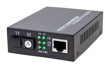 Медиаконвертер 10/100Base-T / 100Base-FX, Tx/Rx: 1310/1550нм, A