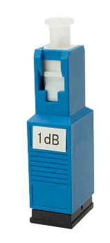 Аттенюатор SC(UPC) на 1дБ (Male-Female) пластик